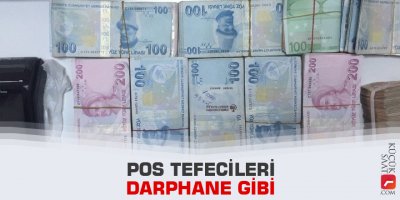 Pos tefecileri darphane gibi