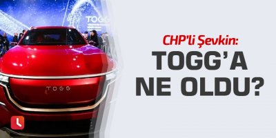 CHP'li Şevkin: TOGG’a ne oldu?