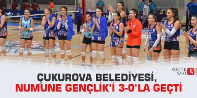 Çukurova Belediyesi, Numune Gençlik’i 3-0’la Geçti