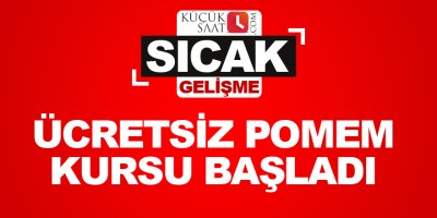Ücretsiz POMEM kursu başladı