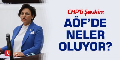Şevkin: AÖF’de neler oluyor?