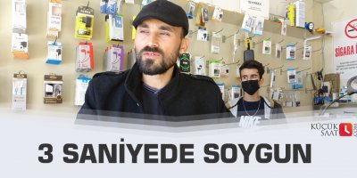 3 saniyede soygun