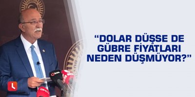 Koncuk: Dolar düşse de gübre fiyatları neden düşmüyor?