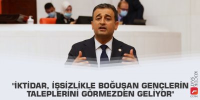 "İktidar, işsizlikle boğuşan gençlerin taleplerini görmezden geliyor"