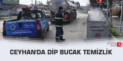 Ceyhan'da dip bucak temizlik