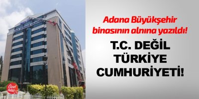 T.C değil Türkiye Cumhuriyeti