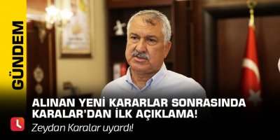 Zeydan Karalar, normalleşme sonrası ilk kez konuştu