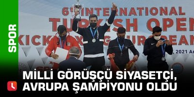 Milli Görüşçü siyasetçi, Avrupa şampiyonu oldu