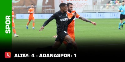 Altay: 4 - Adanaspor: 1