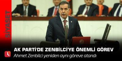 AK Parti'de Zenbilci'ye önemli görev