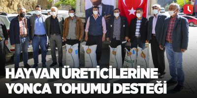 Hayvan üreticilerine yonca tohumu desteği