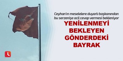 Yenilenmeyi bekleyen gönderdeki bayrak