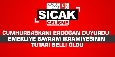 Cumhurbaşkanı Erdoğan duyurdu! Emekliye bayram ikramiyesinin tutarı belli oldu