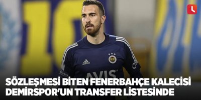Sözleşmesi biten Fenerbahçe kalecisi Demirspor'un transfer listesinde