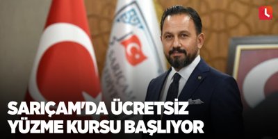 Sarıçam'da ücretsiz yüzme kursu başlıyor