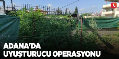 Adana'da uyuşturucu operasyonu
