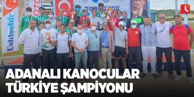 Adanalı kanocular Türkiye Şampiyonu