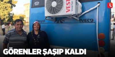 Görenler şaşıp kaldı