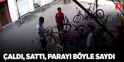 Çaldı, sattı, parayı böyle saydı