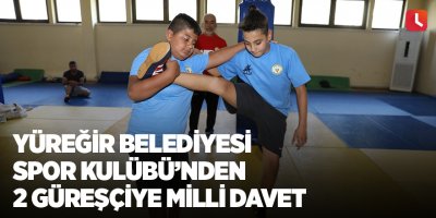 Yüreğir Belediyesi Spor Kulübü’nden 2 güreşçiye milli davet