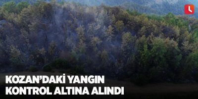 Kozan’daki yangın kontrol altına alındı