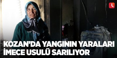 Kozan’da yangının yaraları imece usulü sarılıyor