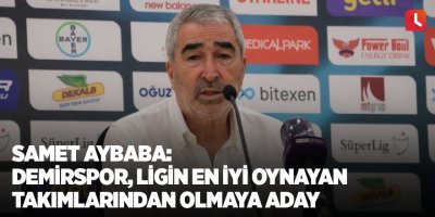Samet Aybaba: “Adana Demirspor, ligin en iyi oynayan takımlarından olmaya aday”