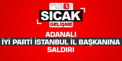 Adanalı İYİ Parti İstanbul İl Başkanına saldırı