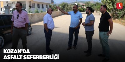 Kozan’da asfalt seferberliği