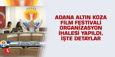 Altın Koza ihalesi yapıldı, işte detaylar