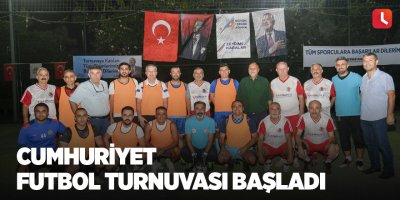Cumhuriyet Futbol Turnuvası başladı