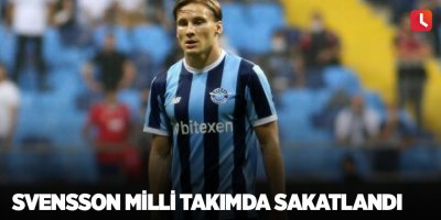 Svensson milli takımda sakatlandı