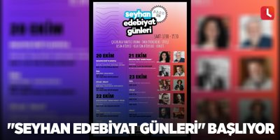 "Seyhan Edebiyat Günleri" başlıyor