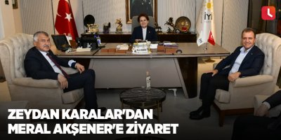 Zeydan Karalar'dan Meral Akşener'e ziyaret