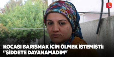 Kocası barışmak için ölmek istemişti: "Şiddete dayanamadım"