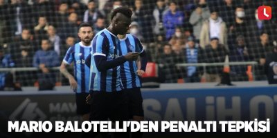 Mario Balotelli'den penaltı tepkisi