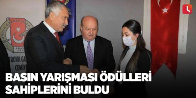 Basın Yarışması ödülleri sahiplerini buldu