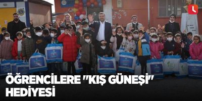 Öğrencilere "Kış Güneşi" hediyesi