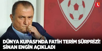 Dünya Kupası'nda Fatih Terim sürprizi! Sinan Engin açıkladı