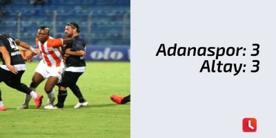 Adanaspor: 3 - Altay: 3