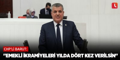 "Emekli ikramiyeleri yılda dört kez verilsin"