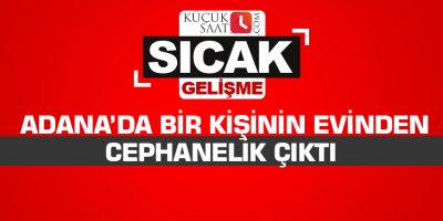 Aranan şüphelinin evinden 10 Kalaşnikof çıktı