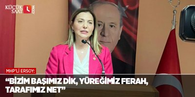 “Bizim başımız dik, yüreğimiz ferah, tarafımız net”