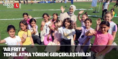 ’AB FRIT II’ temel atma töreni gerçekleştirildi