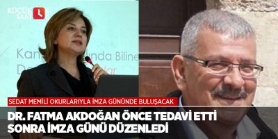 Dr. Fatma Akdoğan Önce Tedavi Etti Sonra İmza Günü Düzenledi