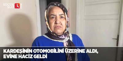 Kardeşinin otomobilini üzerine aldı, evine haciz geldi