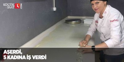 Aşerdi, 5 kadına iş verdi