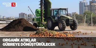 Organik atıklar gübreye dönüştürülecek