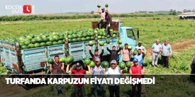 Turfanda karpuzun fiyatı değişmedi
