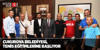 Çukurova Belediyesi, tenis eğitimlerine başlıyor
